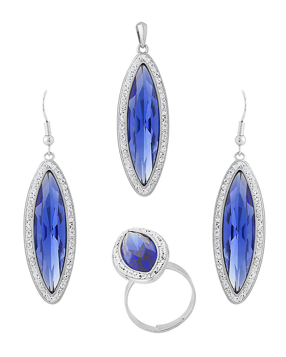 Mixed Combo Pack Of 3 Adorned With Blue Stone - Image 2