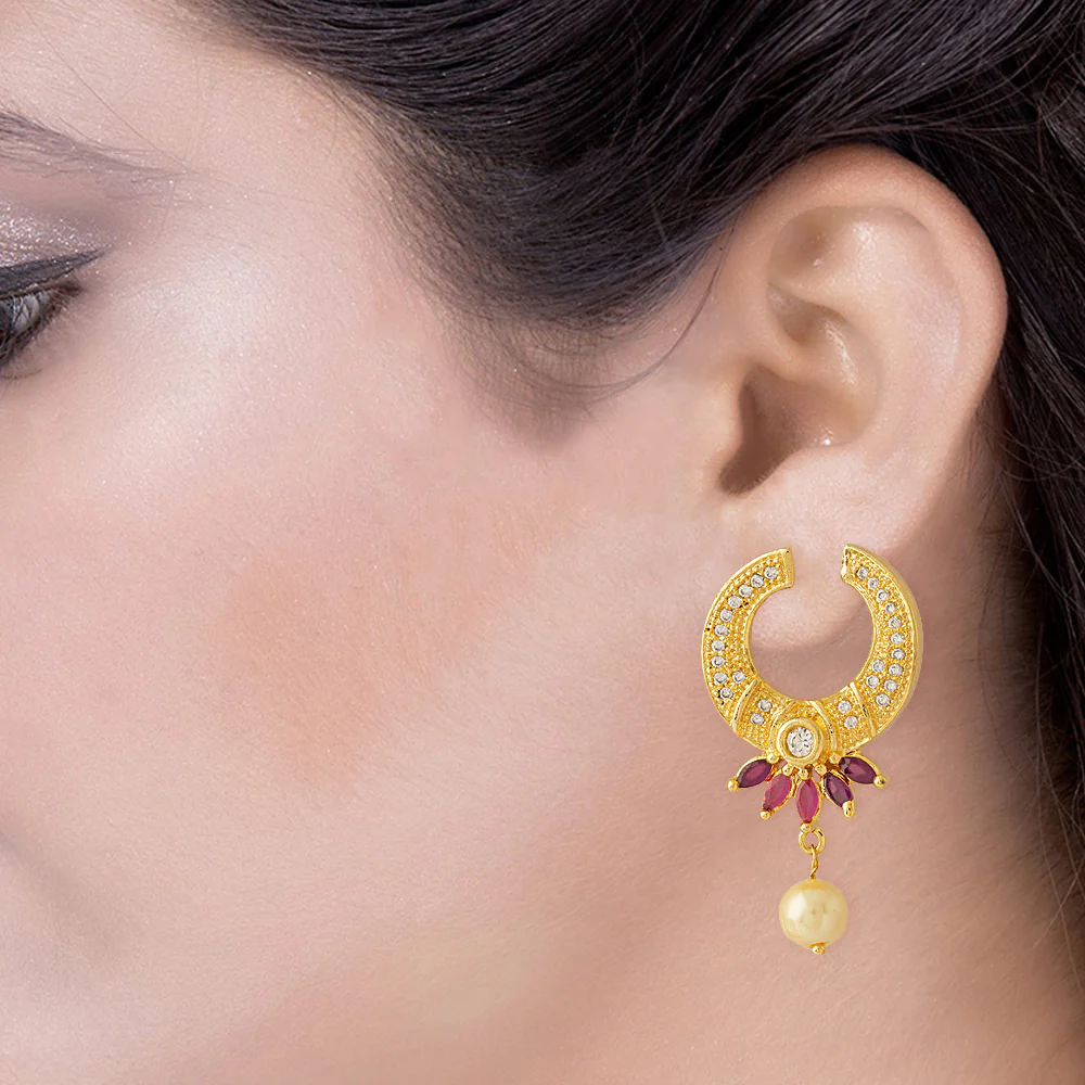 Modish & Trendy Earrings Pair - Image 2