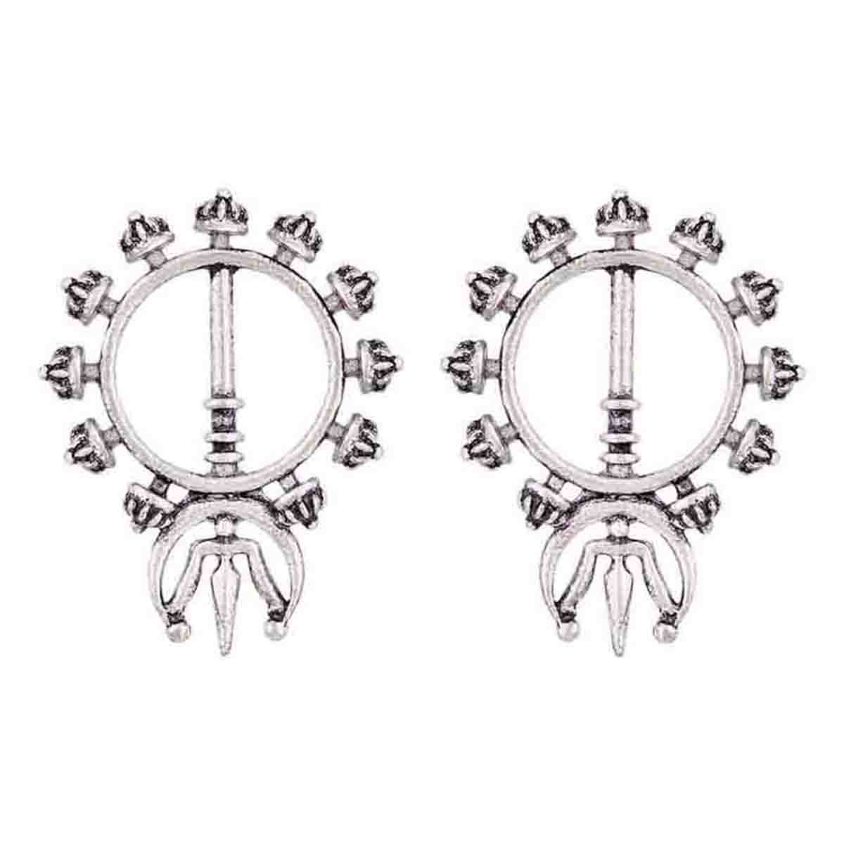 Moksh Ext Tribal Inspired Earrings - Image 3
