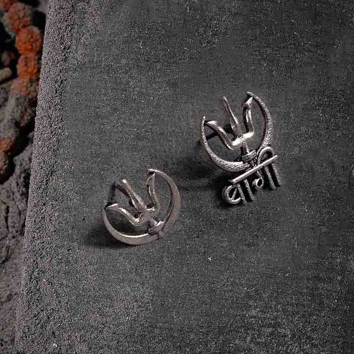 Moksh Ext Trishul Earrings