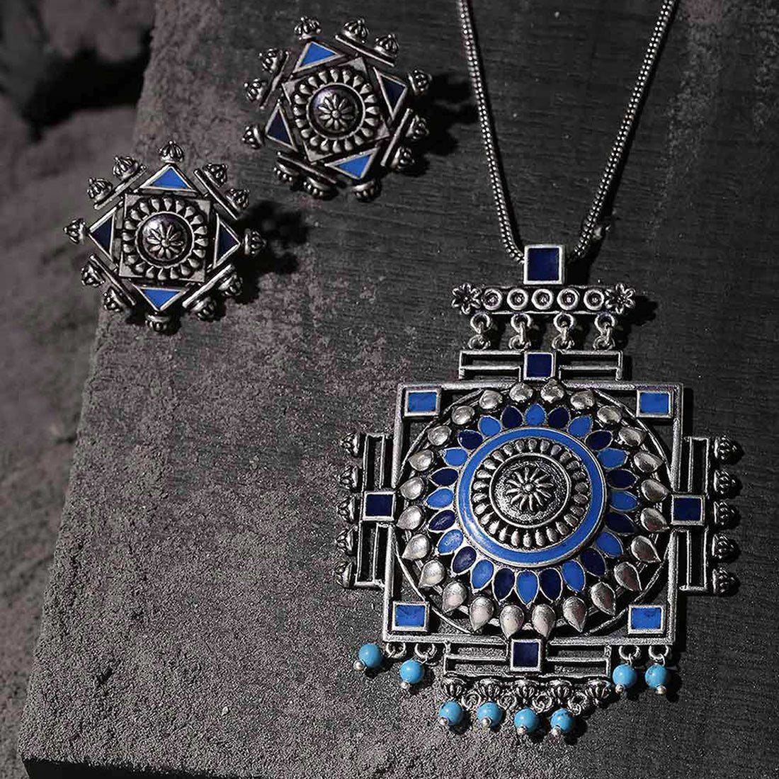Moksha Aztec Style Necklace Set