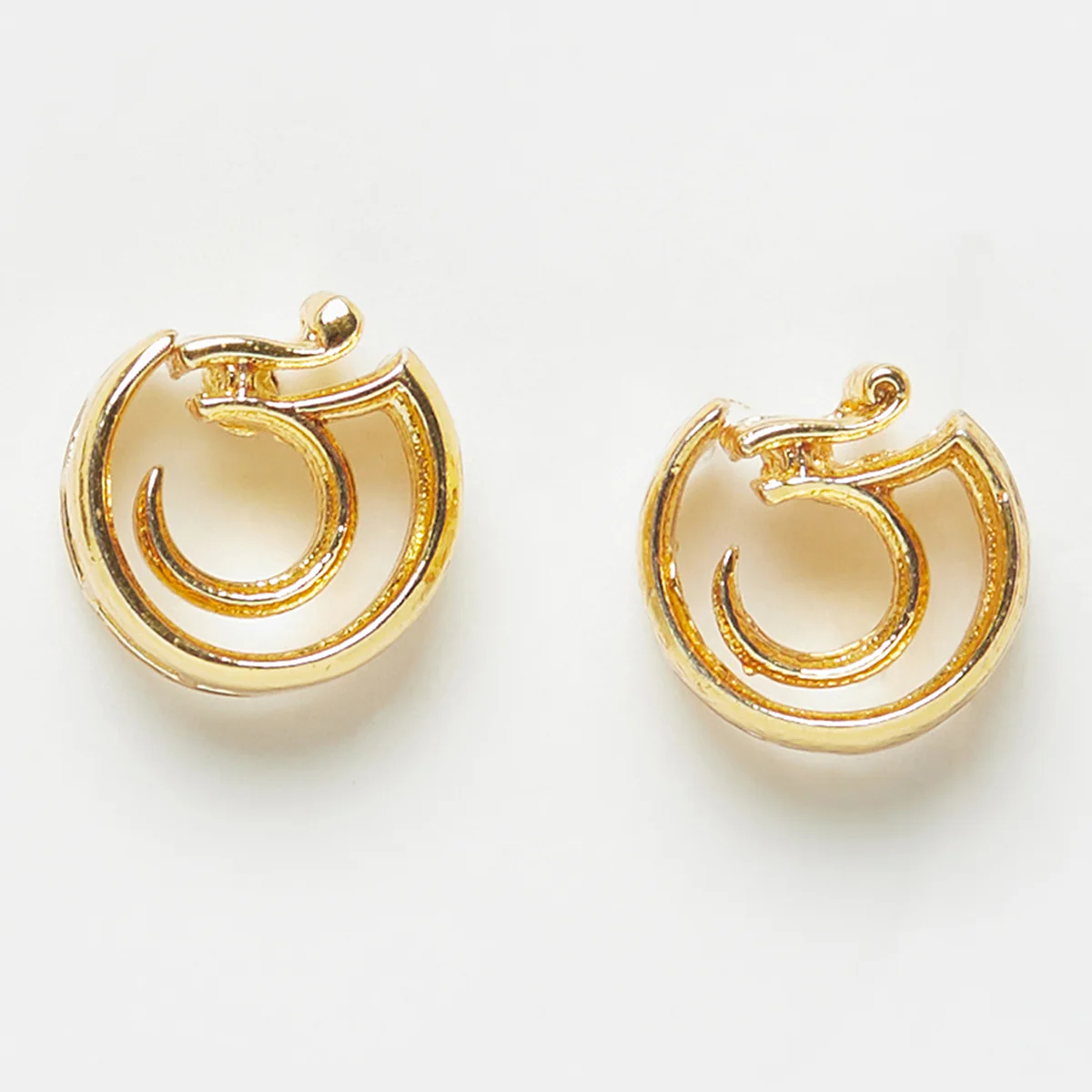 Moksha Gold Plated Stud Earrings - Image 2