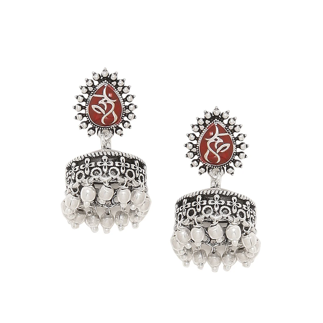 Moksha Metal Embellishments Earrings - Image 3