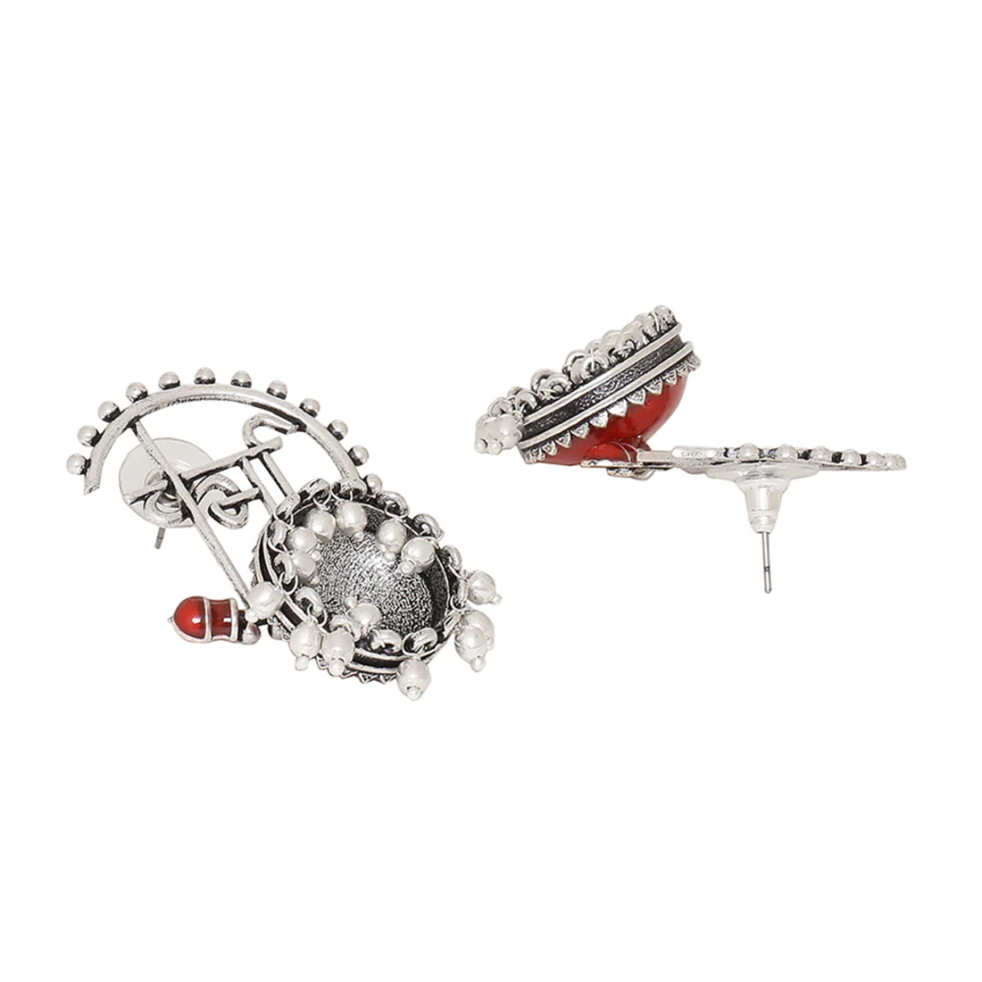 Moksha Semi Circle Earrings - Image 4