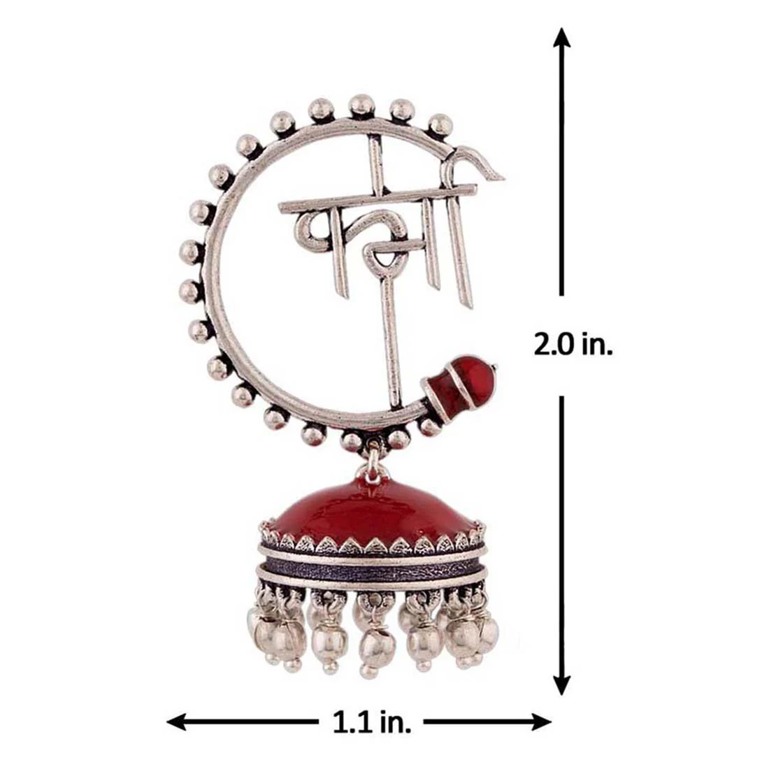 Moksha Semi Circle Earrings - Image 5
