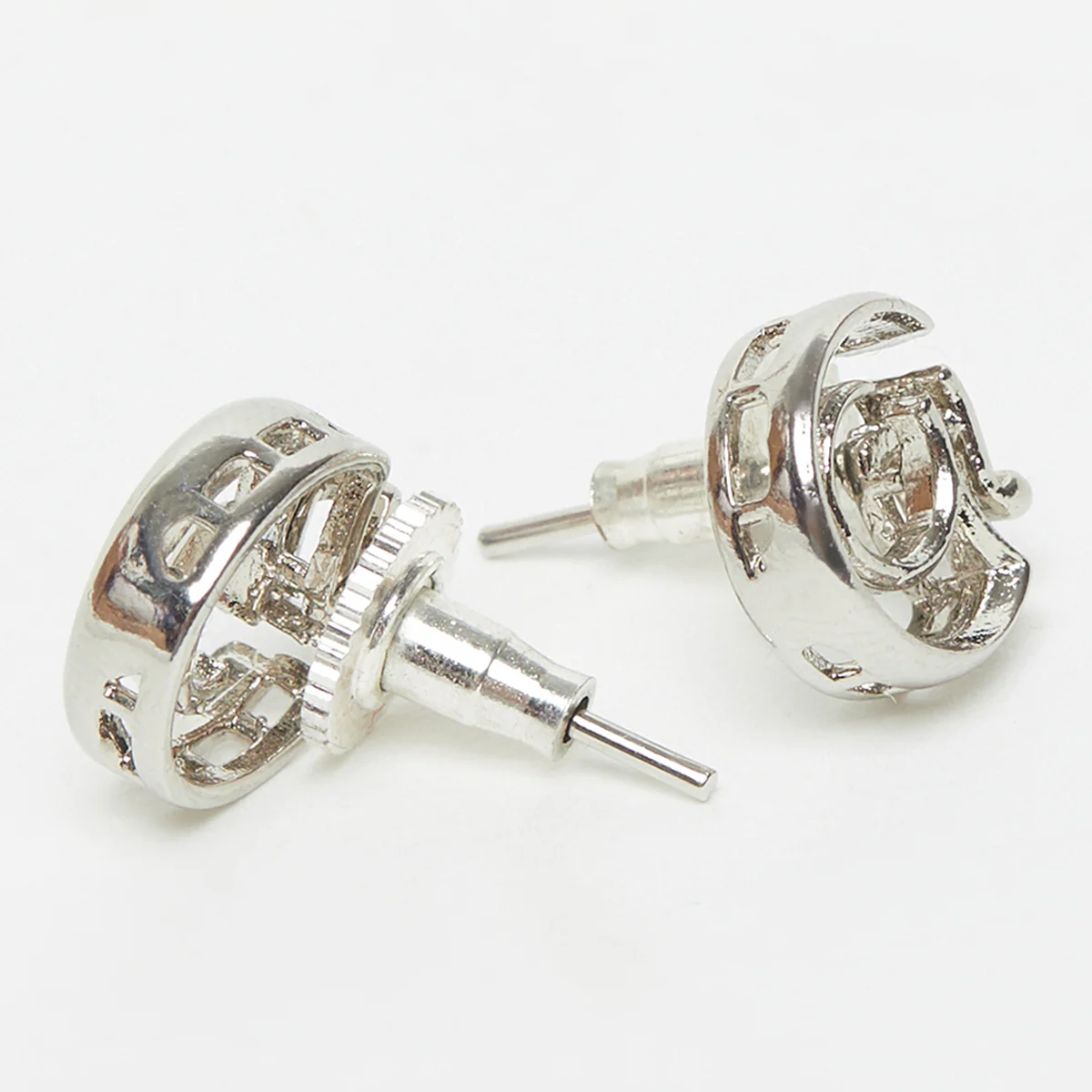 Moksha Silver Plated Stud Earrings - Image 3