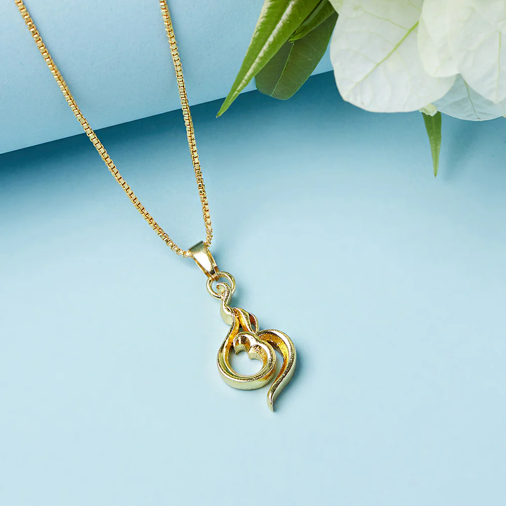 Moksha Stylish Gold Pendant