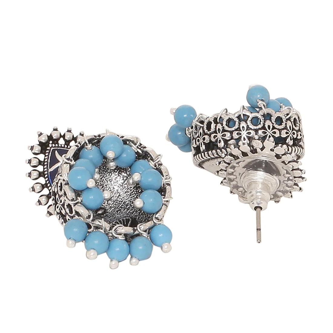 Moksha Tiny Jhumka Earrings - Image 4