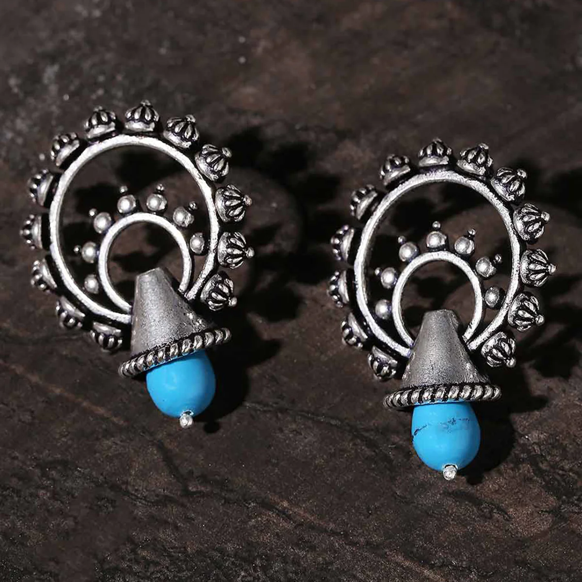 Moksha Two Circles Earrings