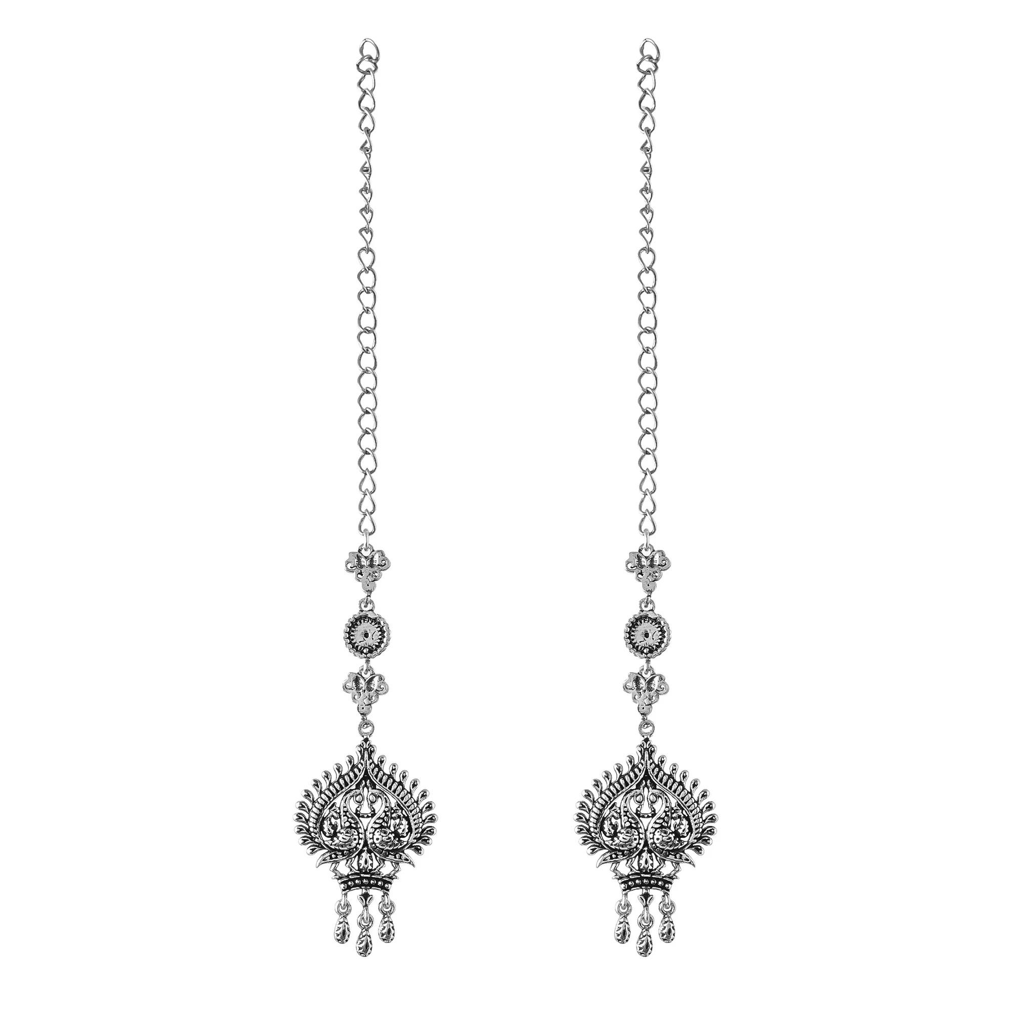 Morni Avalyn Earrings With Ear Chain - Image 4
