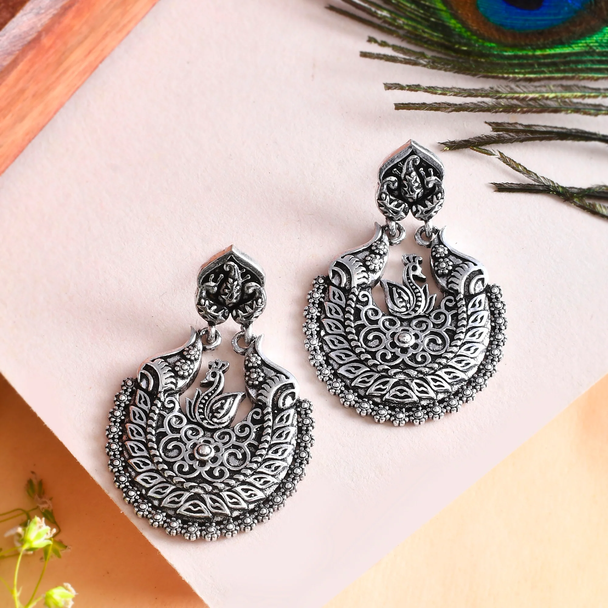 Morni Chandrakhhi Dangle Earrings