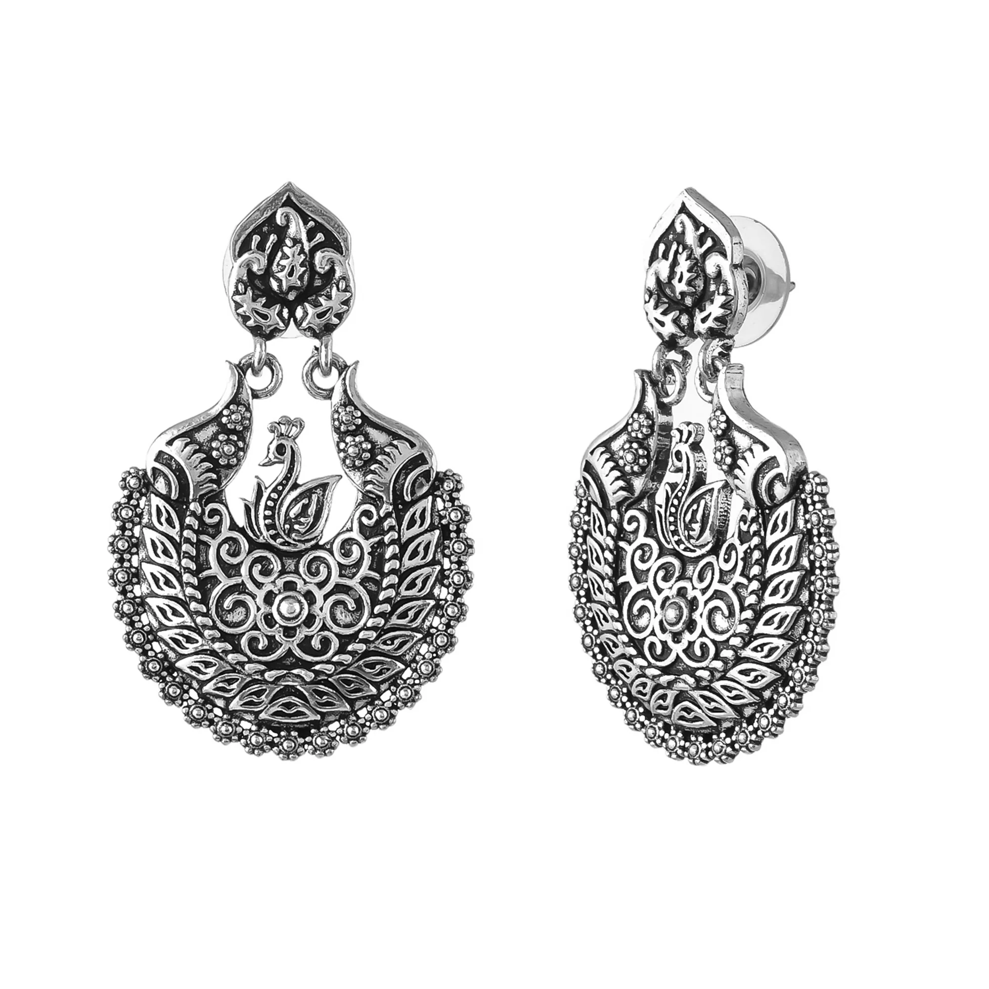 Morni Chandrakhhi Dangle Earrings - Image 3