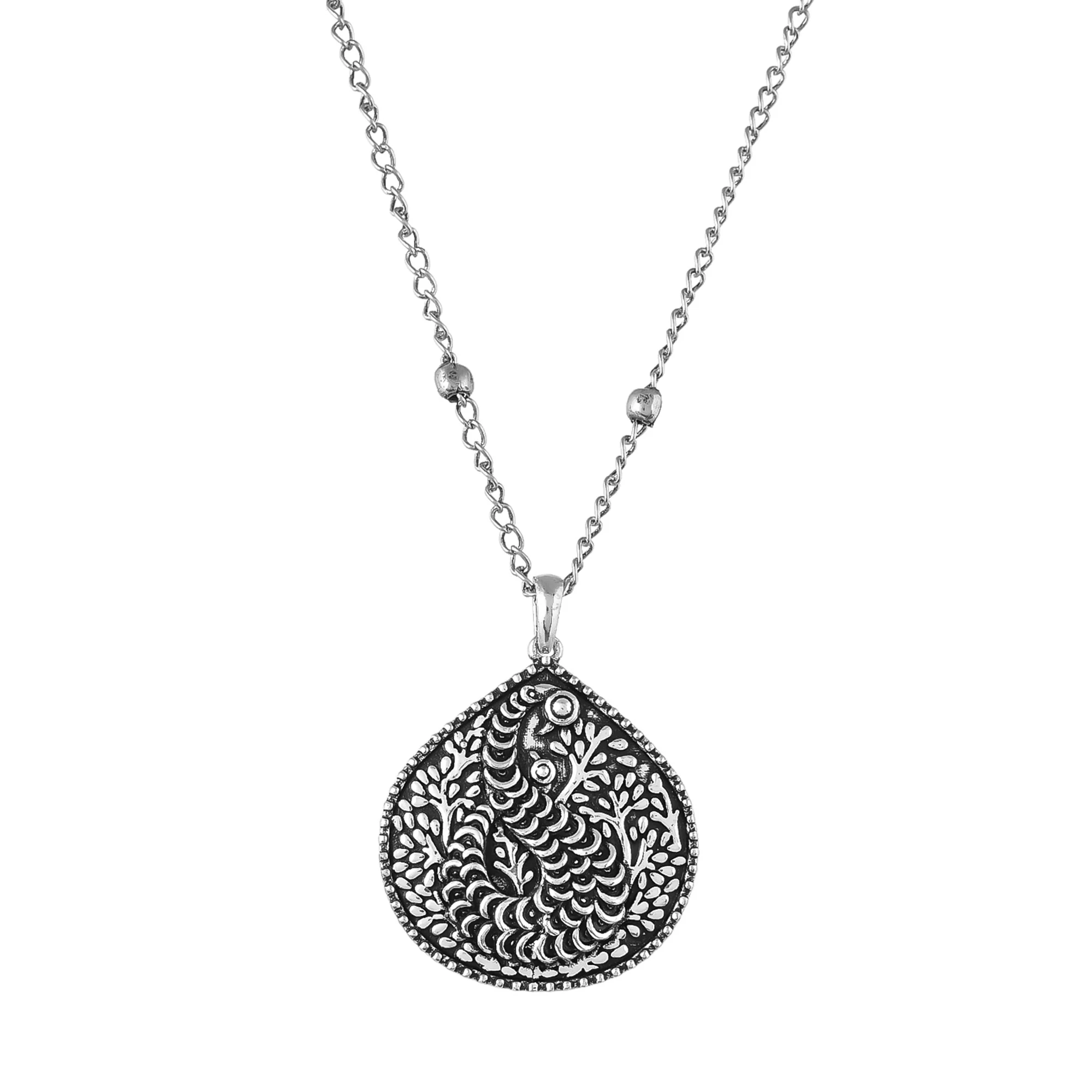 Morni Mayil Pendant Set - Image 5