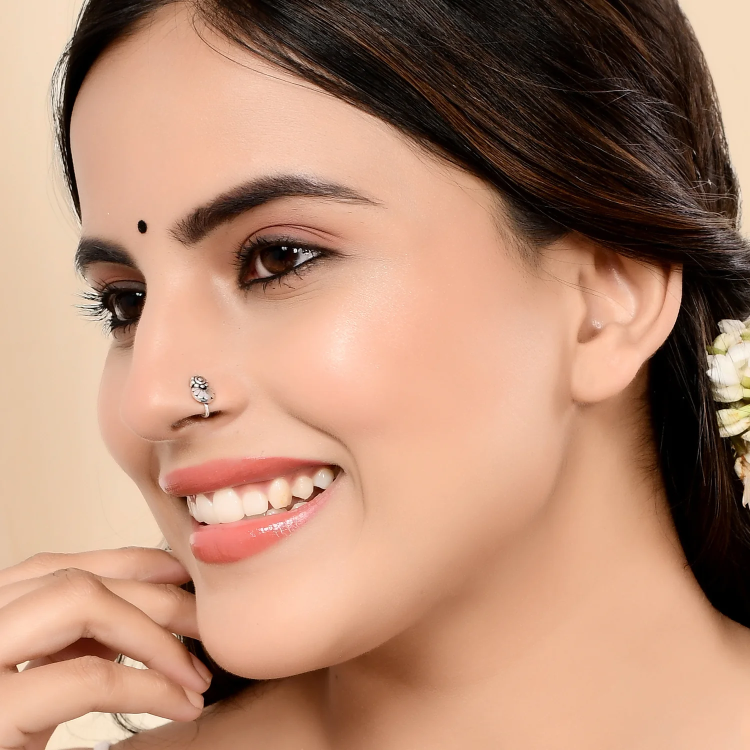 Morni Set Of 3 Nose Pin Combo - Image 4
