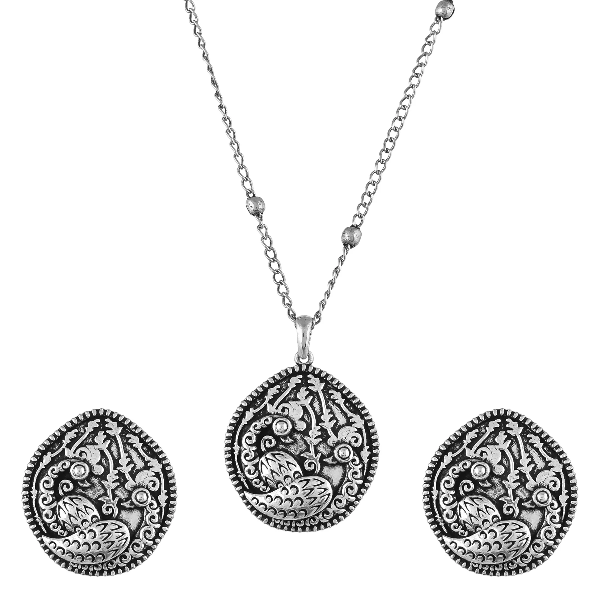 Morni Sikhi Pendant Set - Image 3