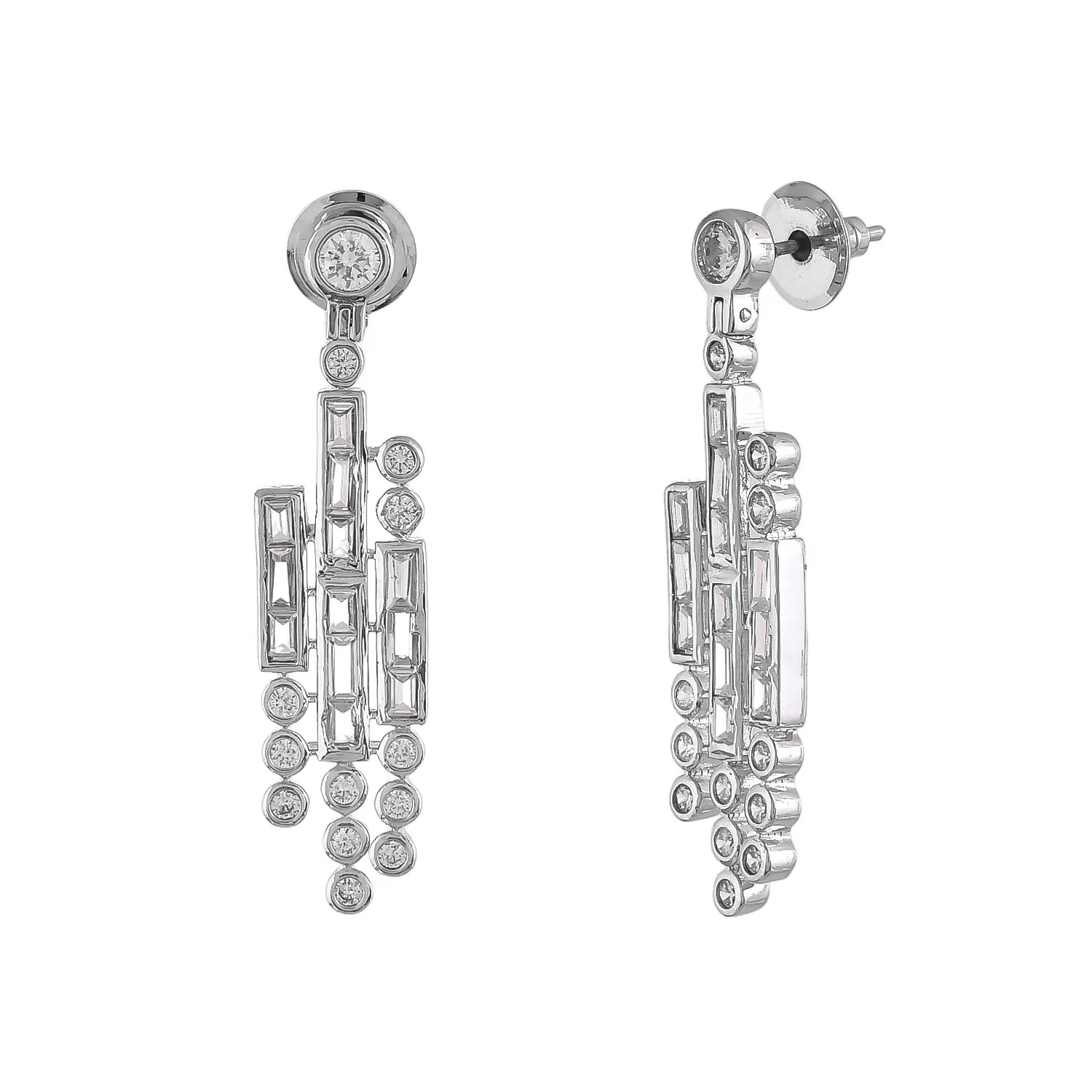 Mosaic Cascading Chique Earrings - Image 3