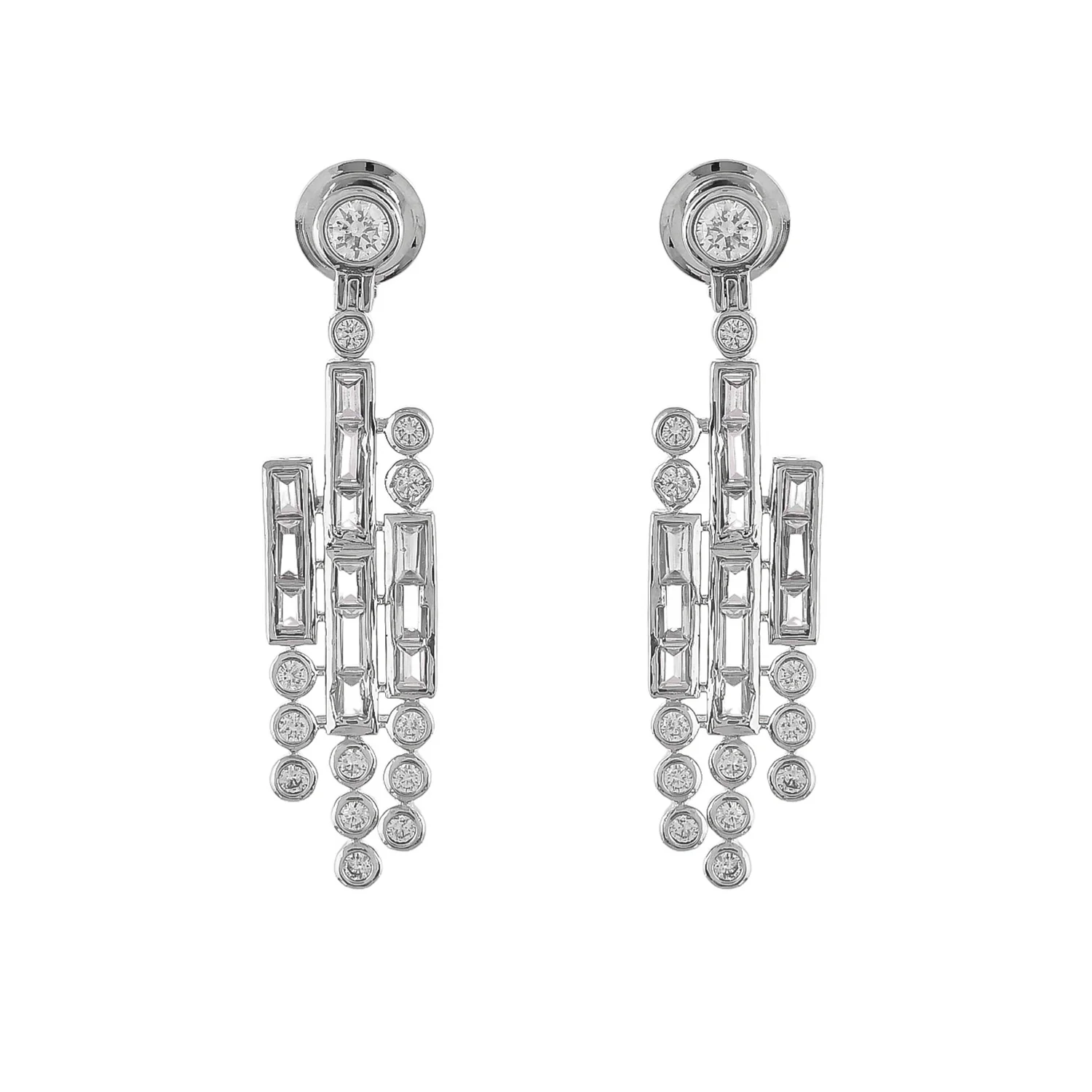 Mosaic Cascading Chique Earrings - Image 4