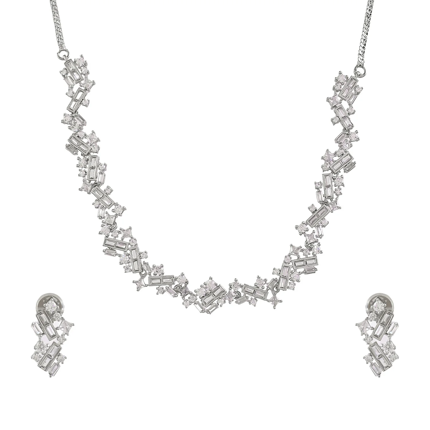 Mosaic Sleek Elegance Necklace Set - Image 4