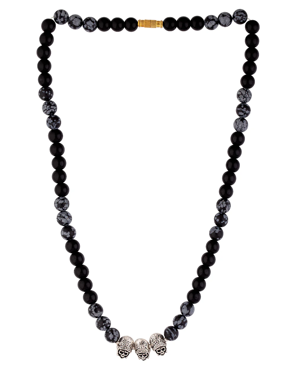 Natural Beads Metal Embellishments Chain - Image 2