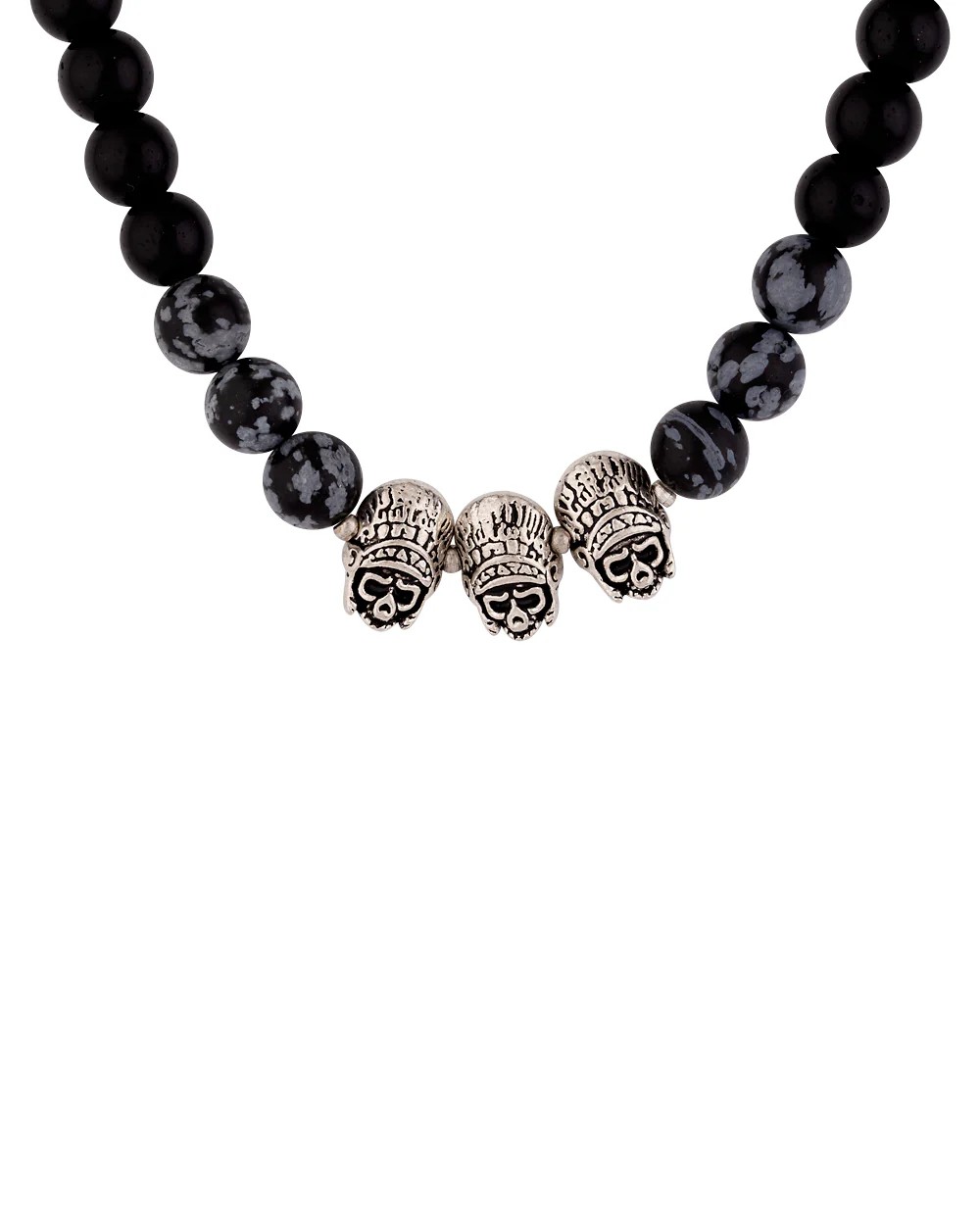 Natural Beads Metal Embellishments Chain - Image 3