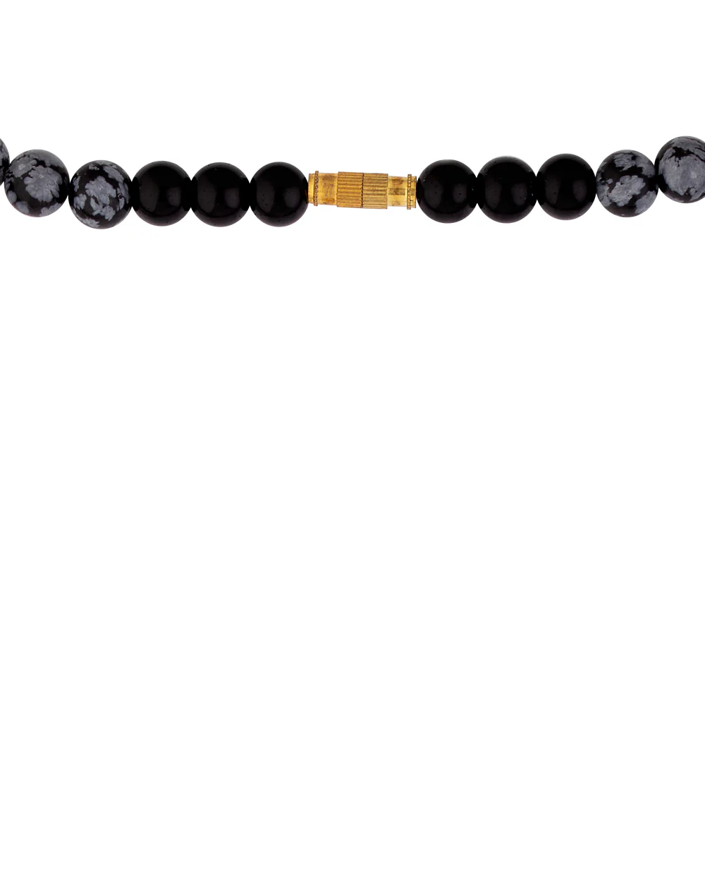 Natural Beads Metal Embellishments Chain - Image 4