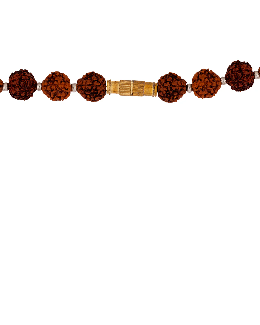 Natural Beads Rudraksha Griffin Necklace - Image 3