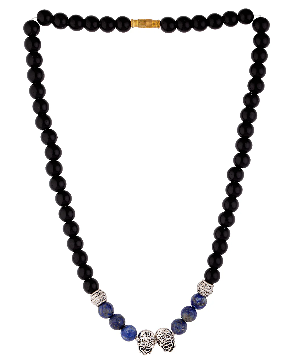 Natural Beads Skulls Beaded Chain - Image 2