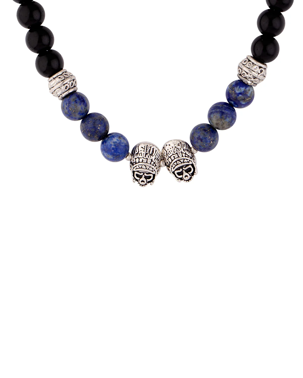 Natural Beads Skulls Beaded Chain - Image 3