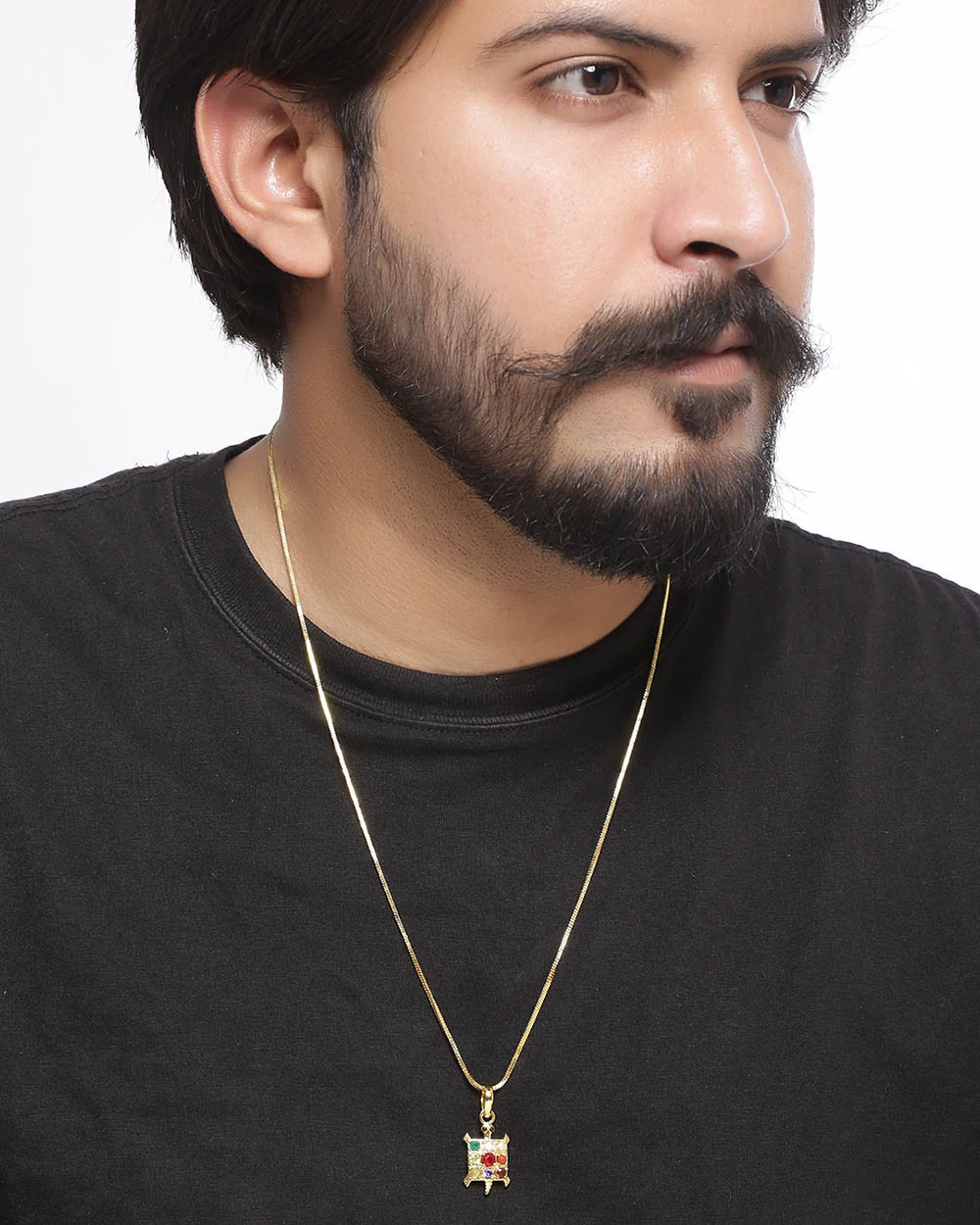 Navratan Extension Men's Pendant - Image 2