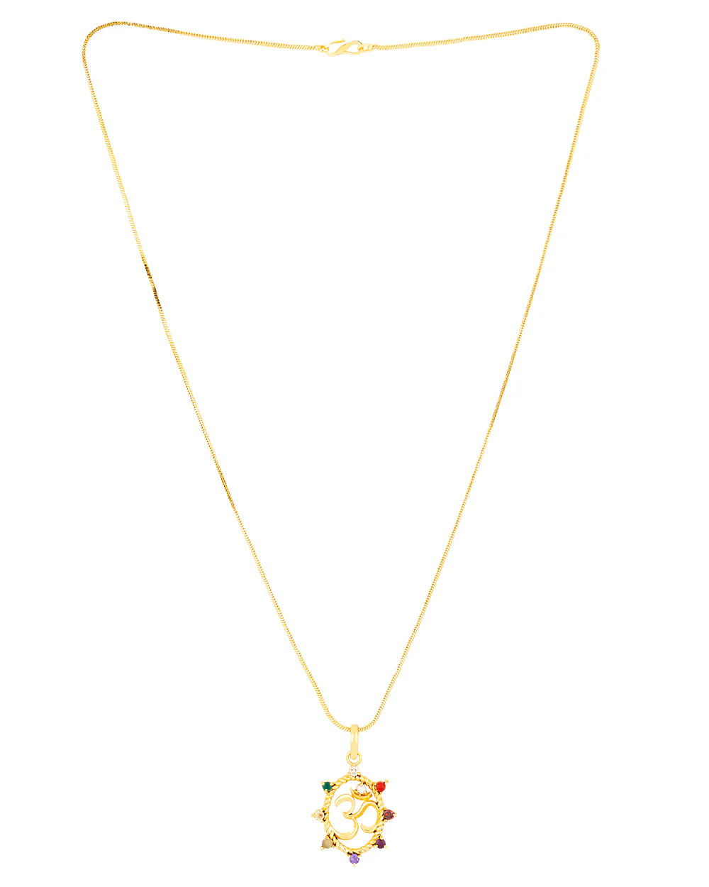 Navratan Extension OM Pendant - Image 4