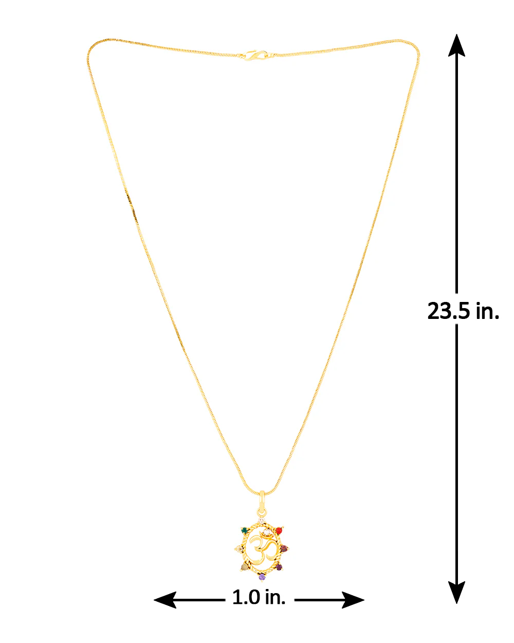 Navratan Extension OM Pendant - Image 6