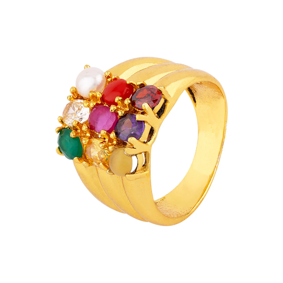 Navratan Extension Square Ring - Image 3