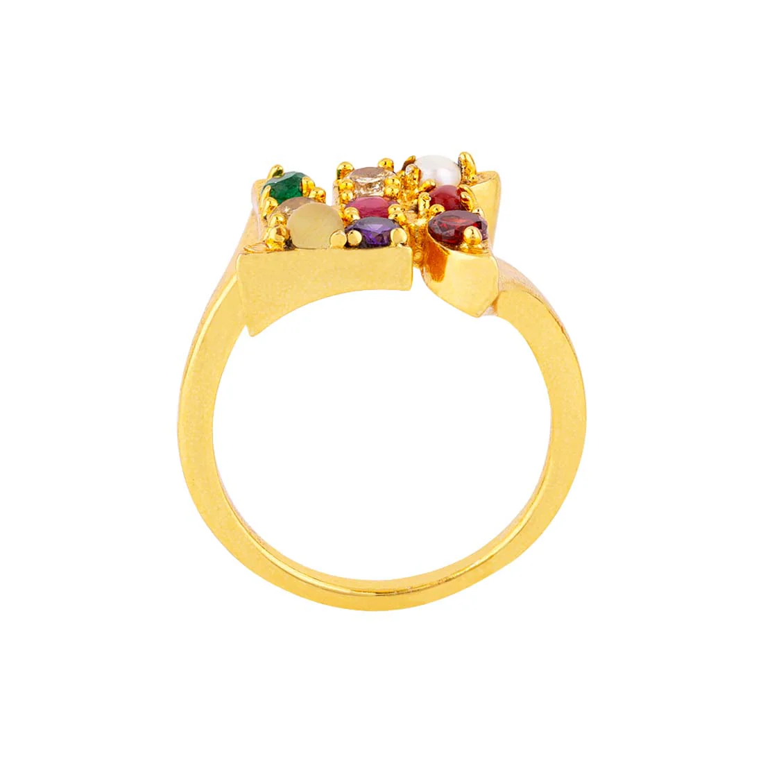 Navratan Extension Swastik Ring - Image 4