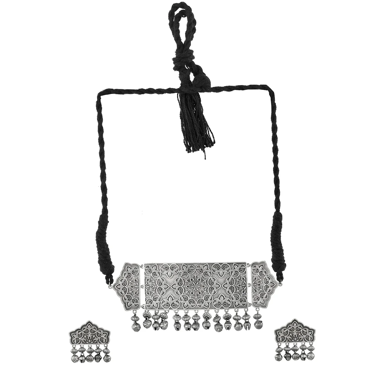 Nrityotsava Varenya Choker Necklace Set - Image 4