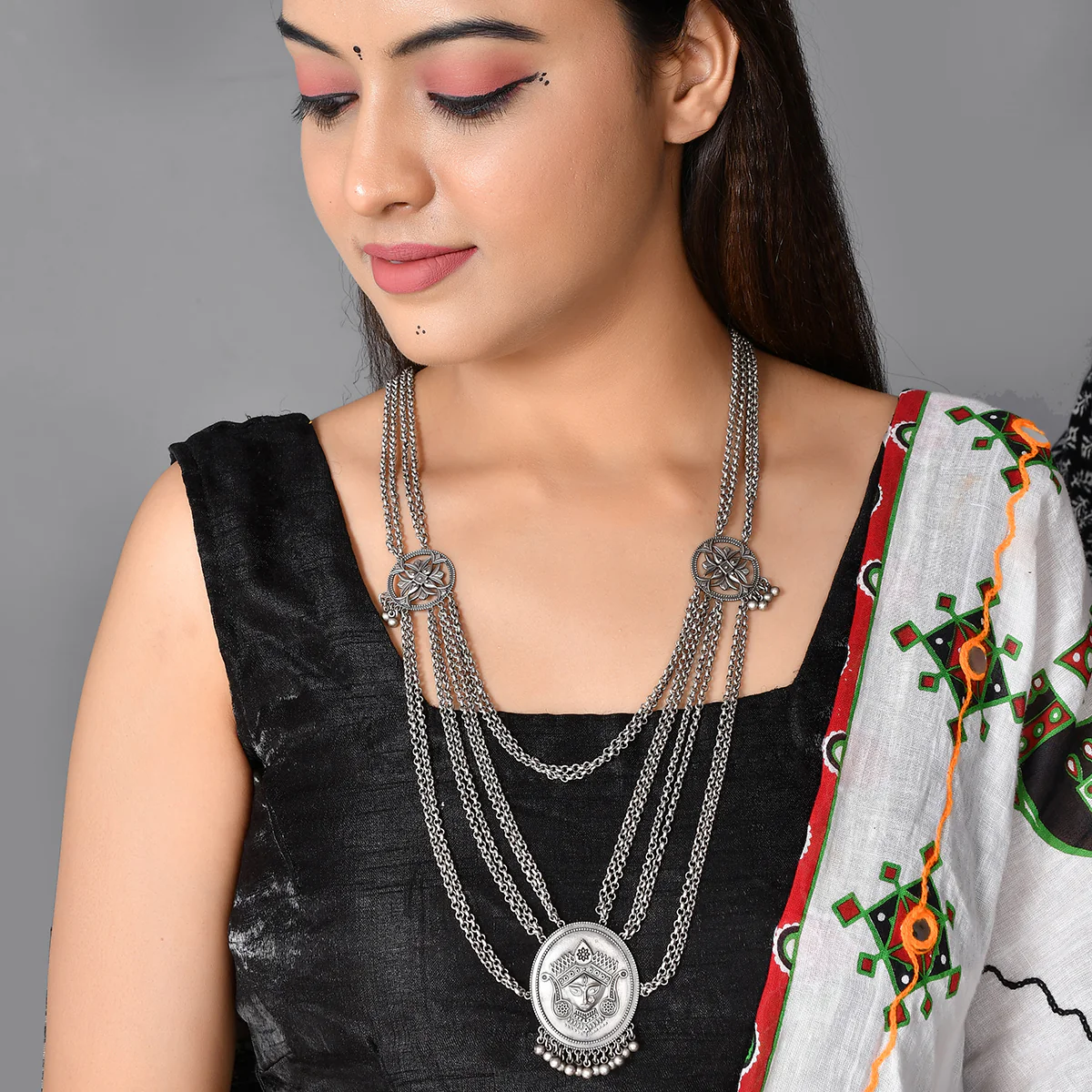 Nrityotsava Devi Long Necklace - Image 3