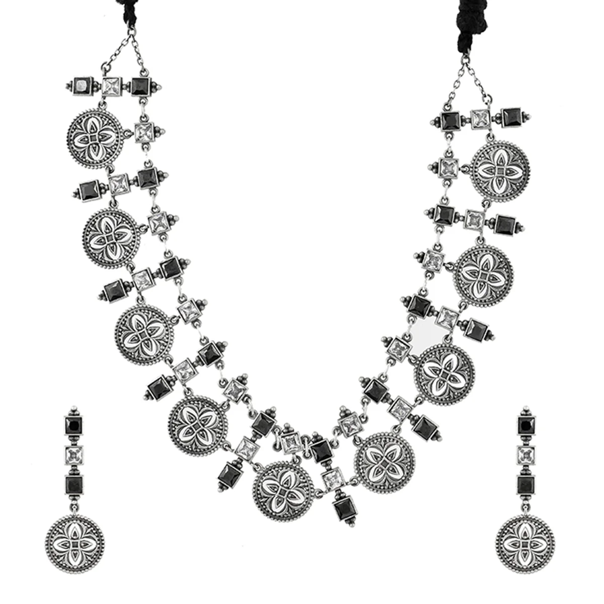 Nrityotsava Gauri Collar Necklace Set - Image 3