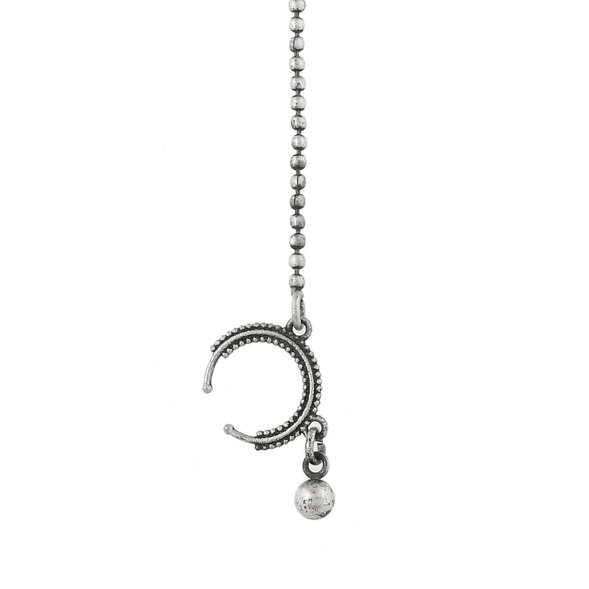 Nrityotsava Sana Nose Ring With Chain - Image 4