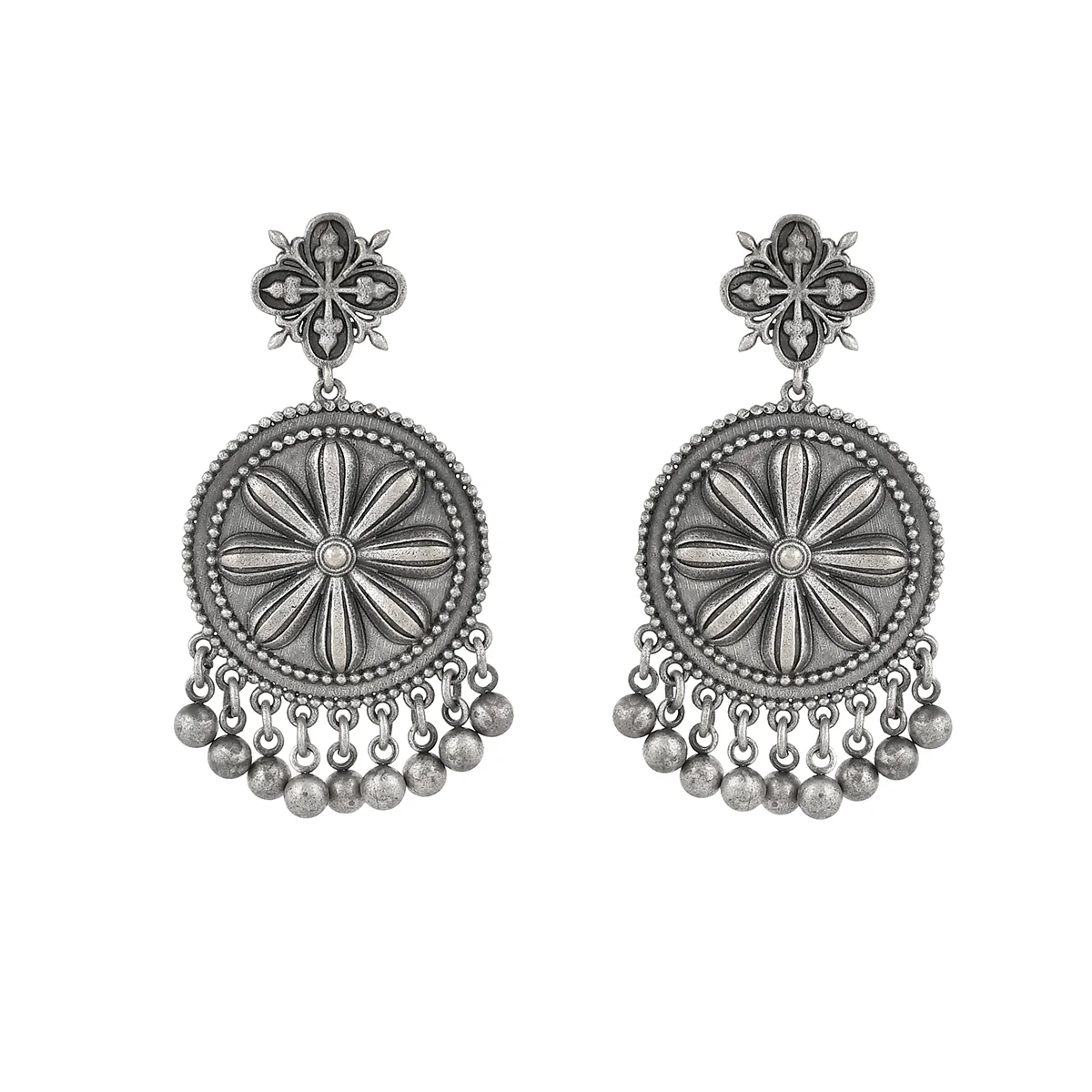 Nrityotsava Aisha Ghungroo Long Necklace Set - Image 7
