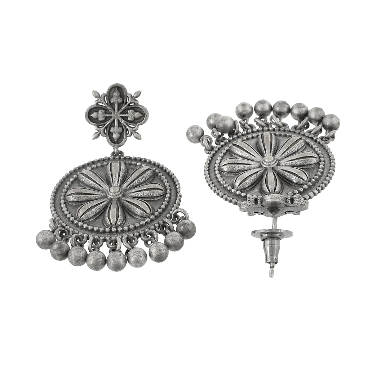 Nrityotsava Aisha Ghungroo Long Necklace Set - Image 8