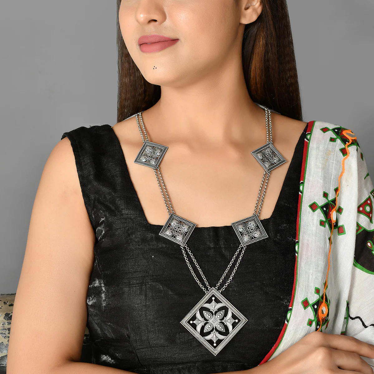 Nrityotsava Gauri Long Necklace - Image 3