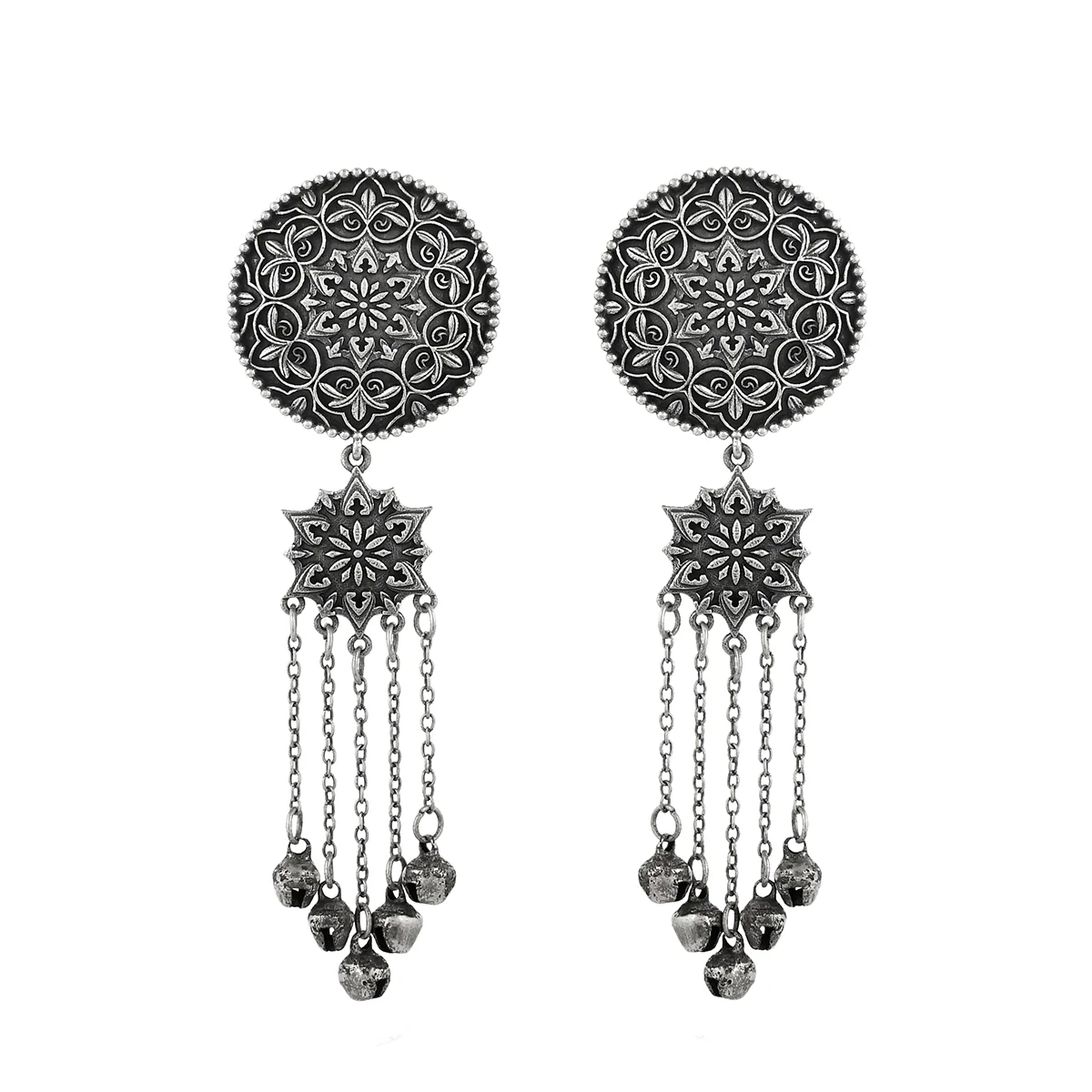 Nrityotsava Anika Long Drop Earrings - Image 3