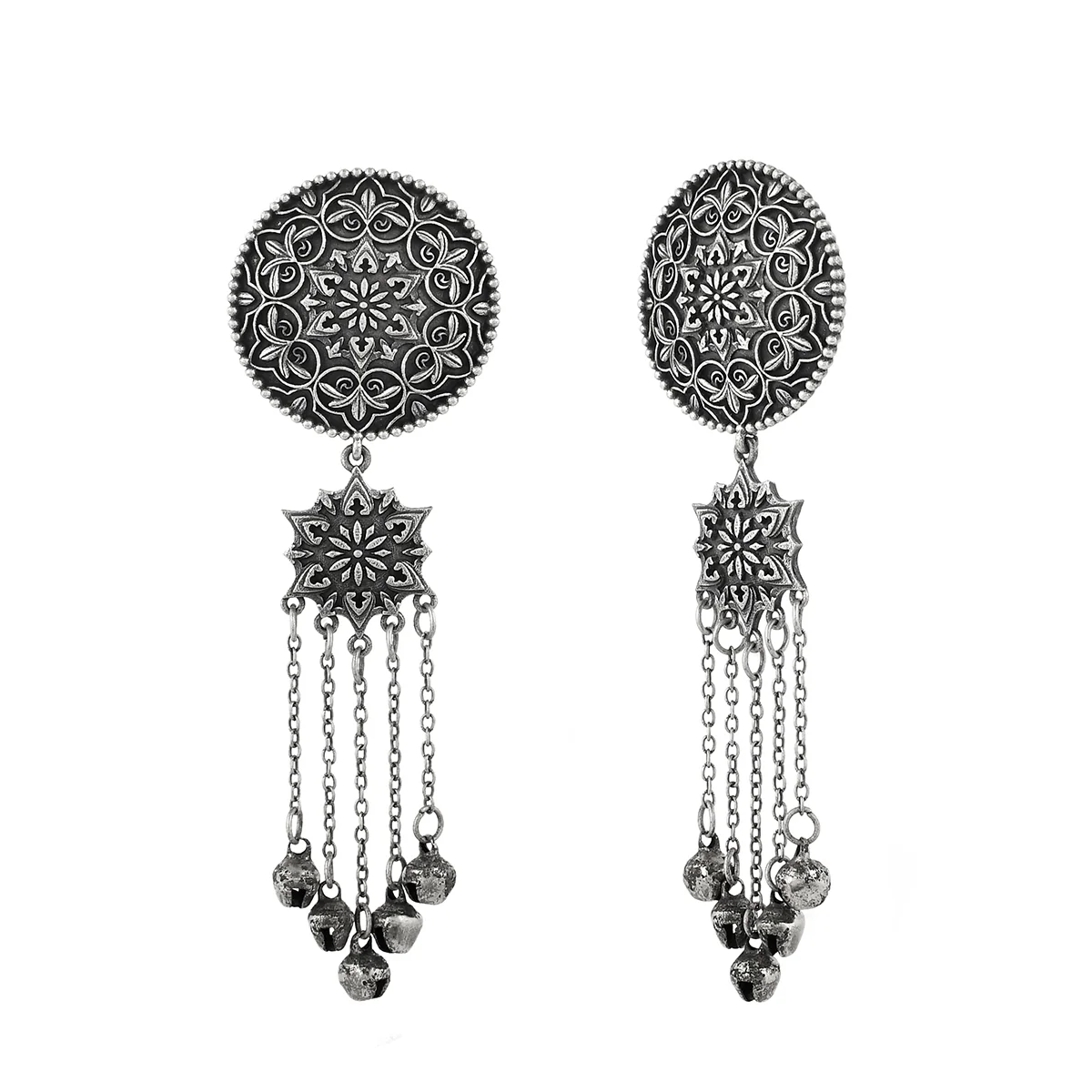 Nrityotsava Anika Long Drop Earrings - Image 4
