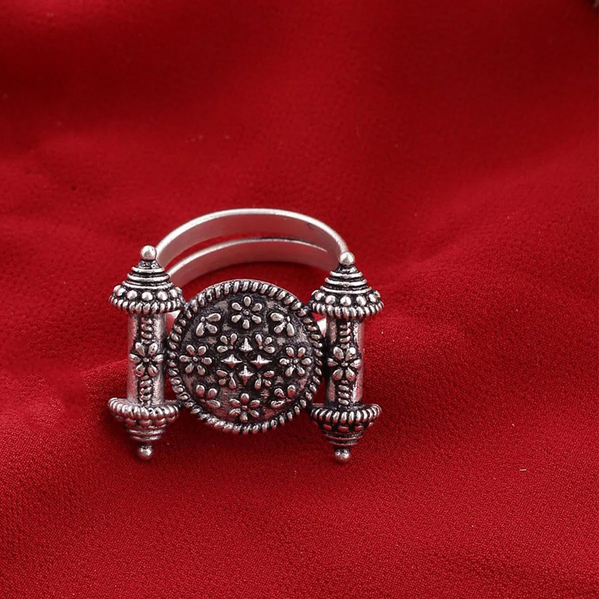 Nayantara Circle and Scrolls Statement Ring