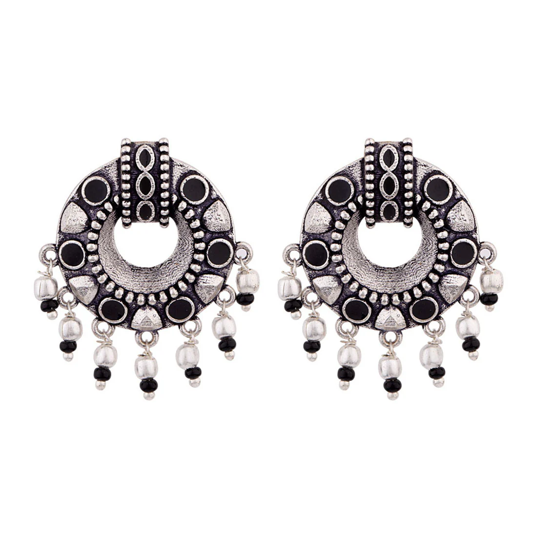 Nayantara Hoop Style Earrings - Image 3