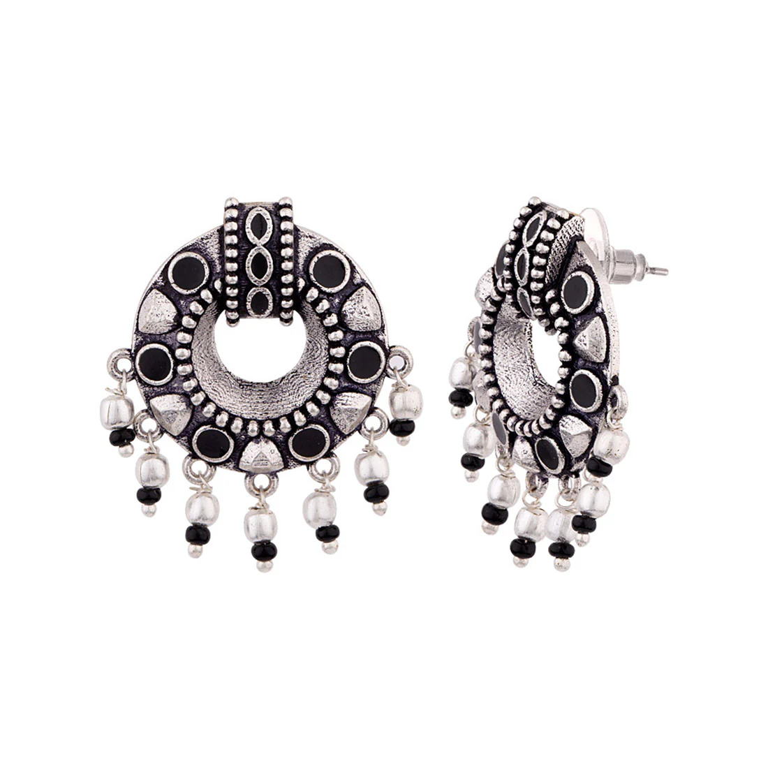 Nayantara Hoop Style Earrings - Image 4