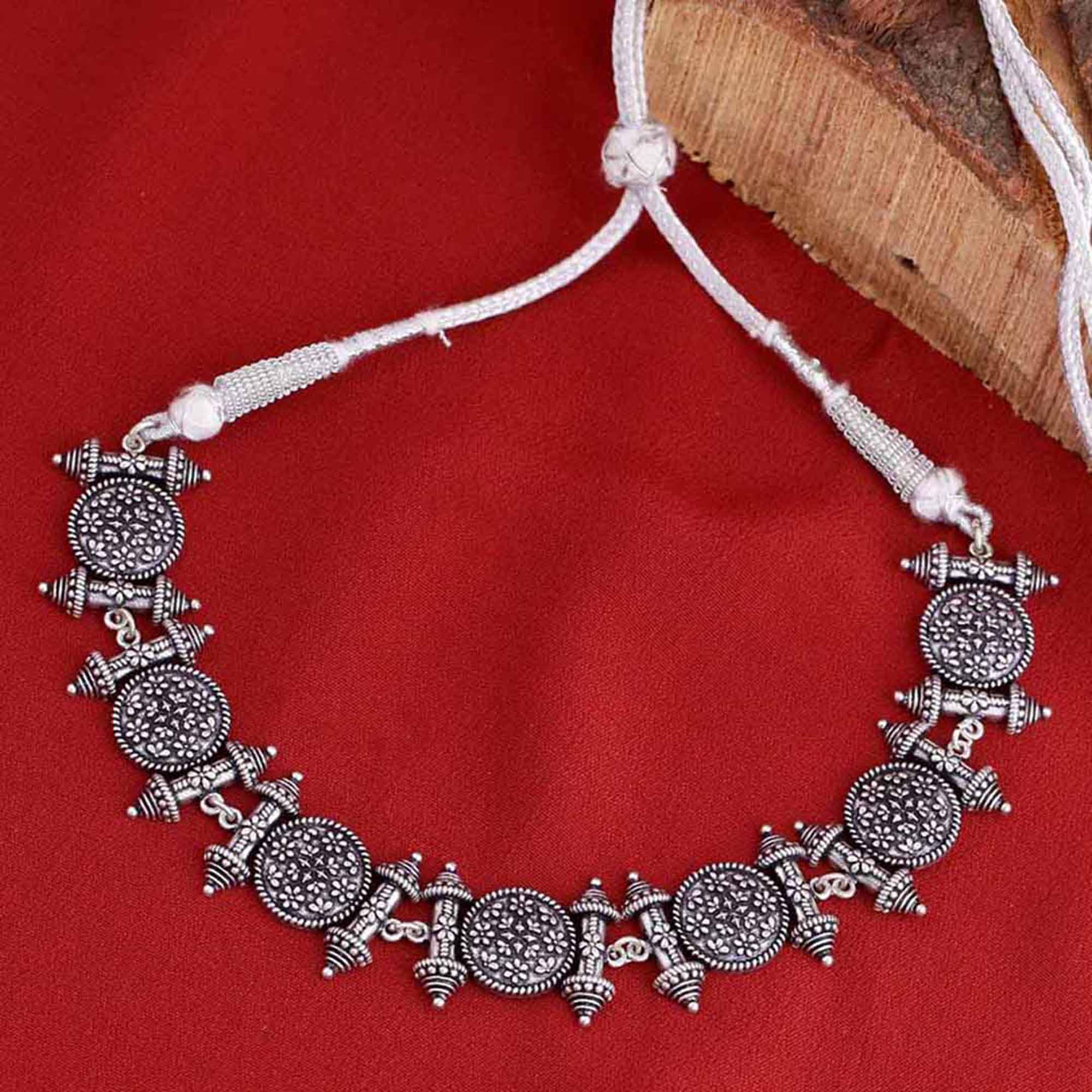 Nayantara Temple Design Necklace