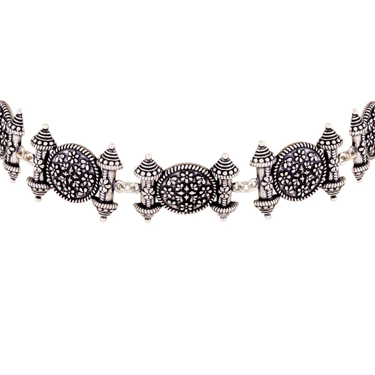 Nayantara Temple Design Necklace - Image 3