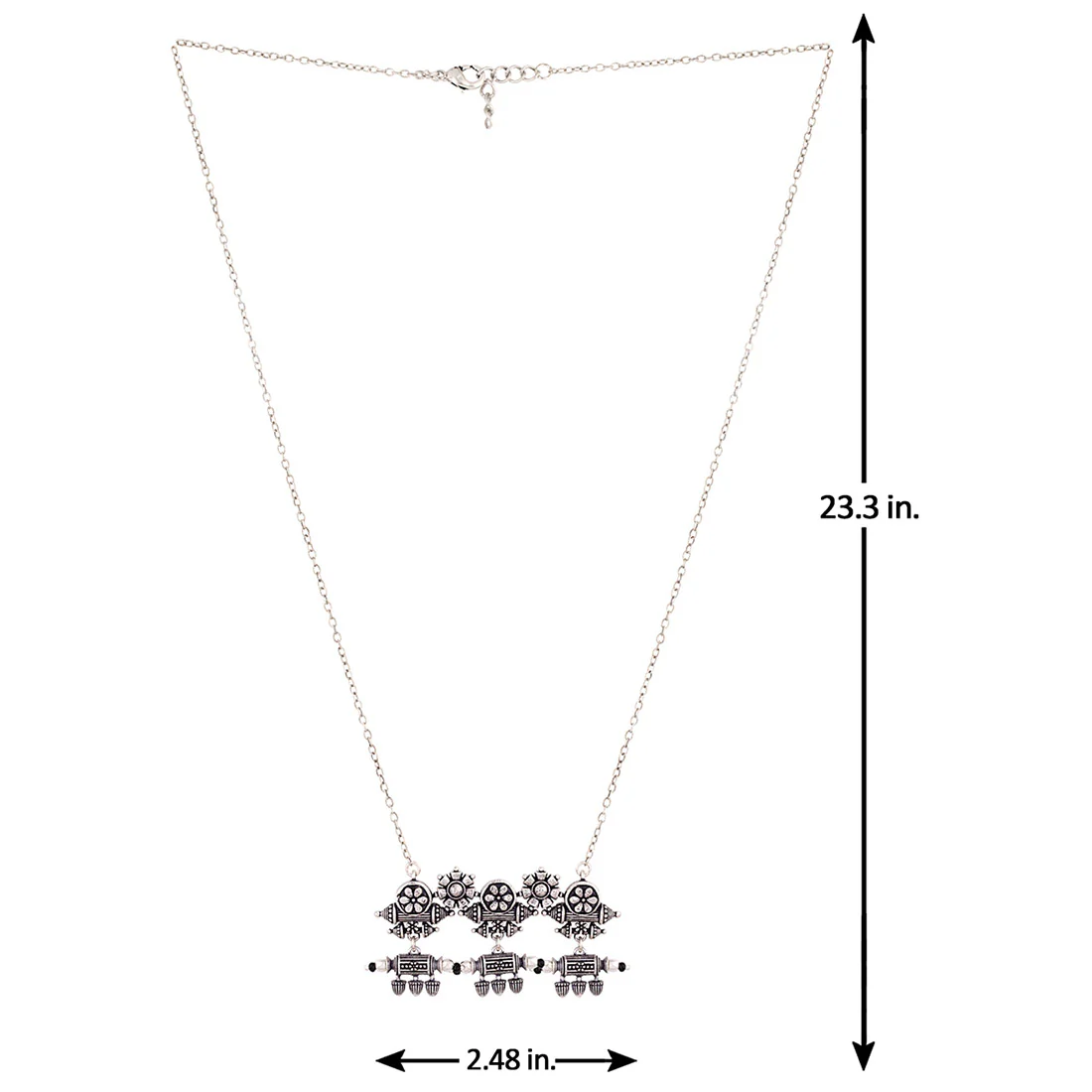 Nayantara Tribal Inspired Necklace - Image 6