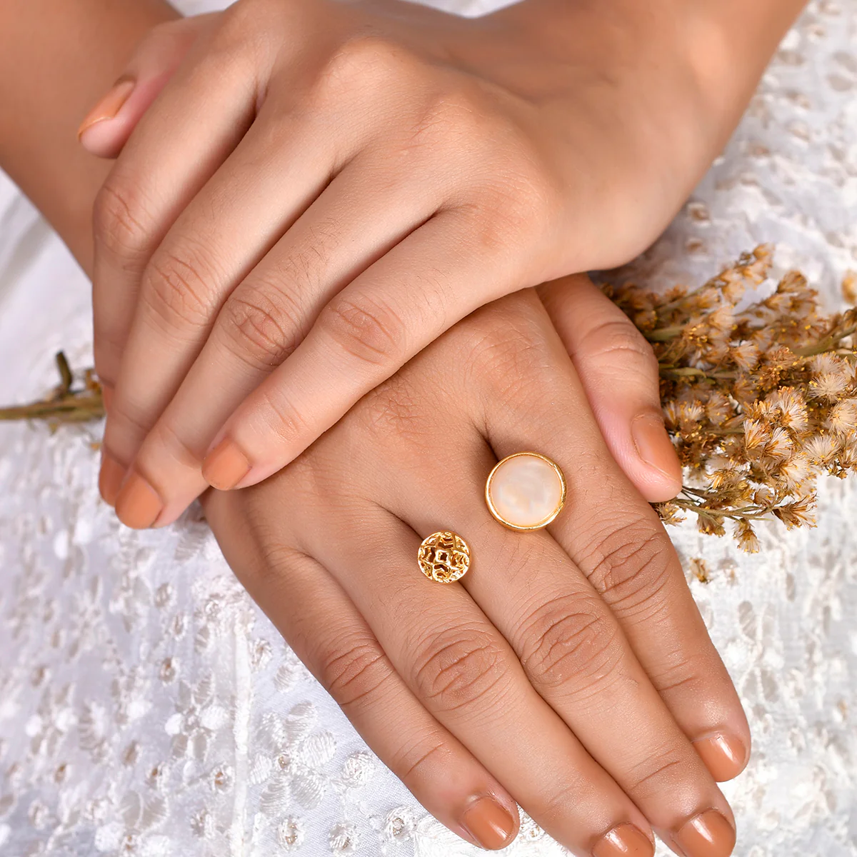 Nazakat Dilkashi Open Ring - Image 2