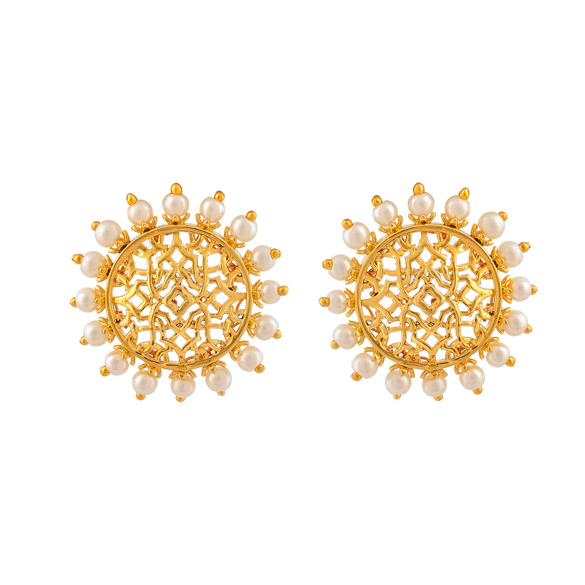 Nazakat Gul Oversized Stud - Image 3